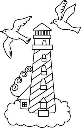 Phare 05 - Coloriages divers - Coloriages - 10doigts.fr